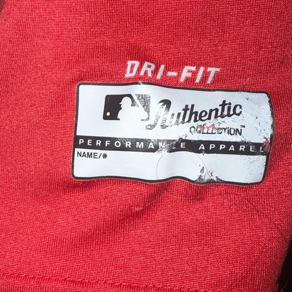 Nike Dri-Fit Angels Baseball Red T-Shirt, XL Extra Large - Picture 4 of 4